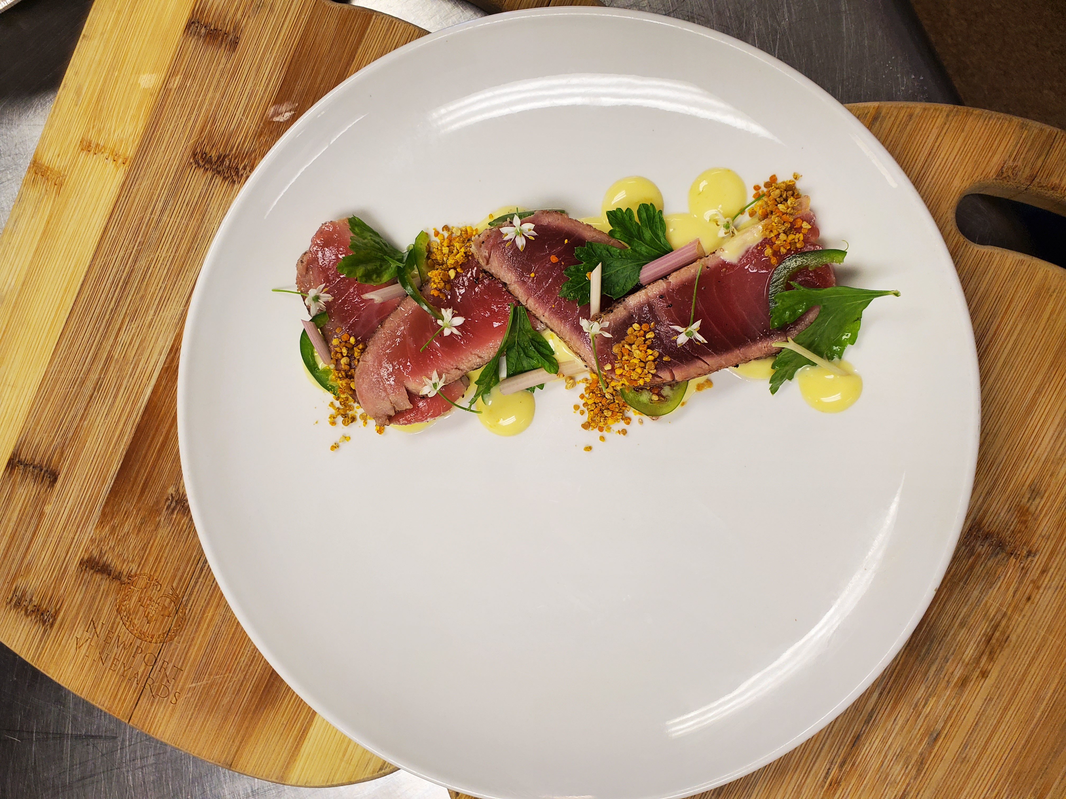 A plated course